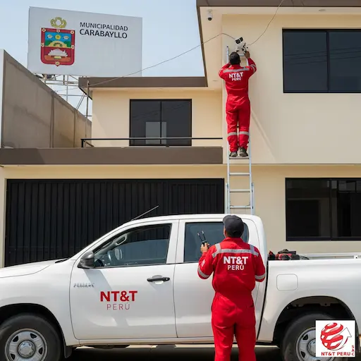 Instalación de cámaras de seguridad en un hogar de Carabayllo, Lima