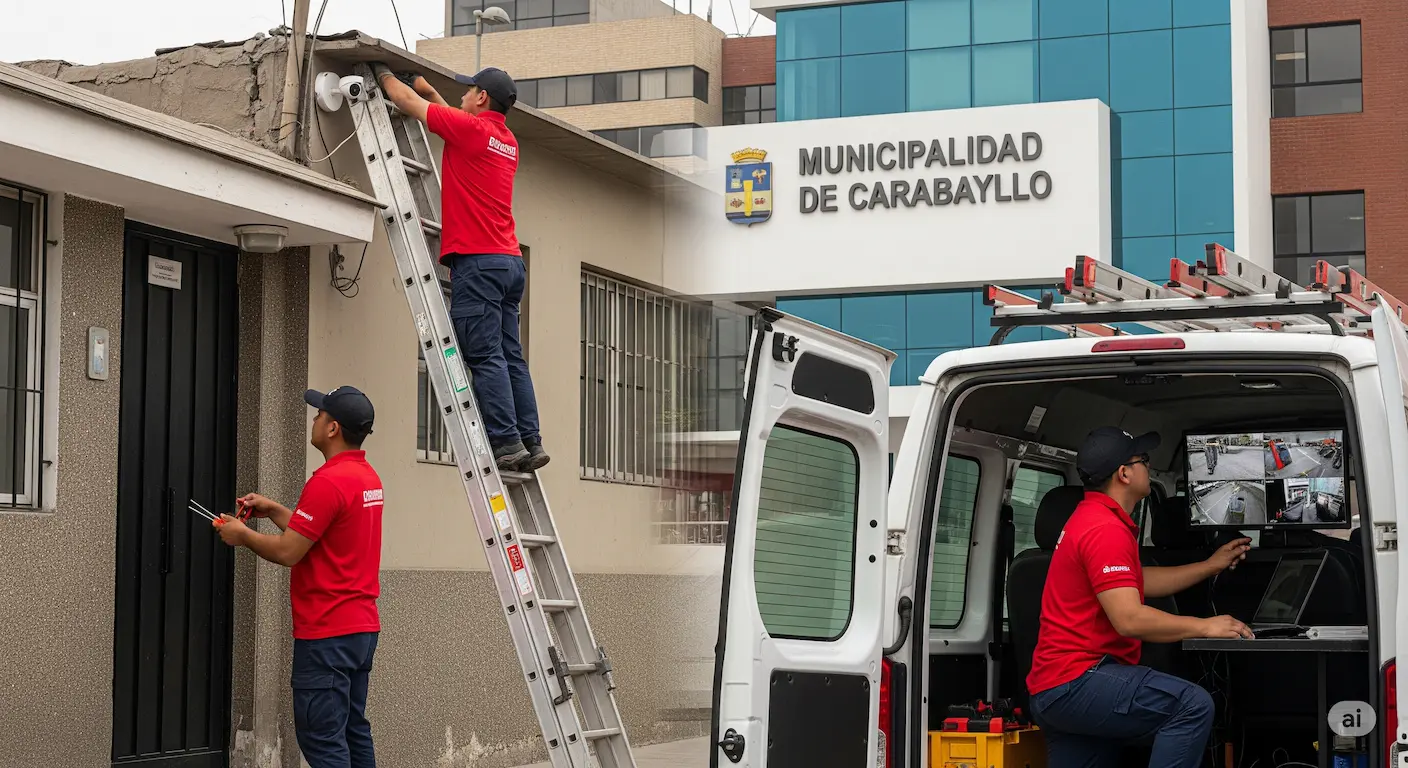 Instalación de Cámaras de Seguridad en Puente Piedra